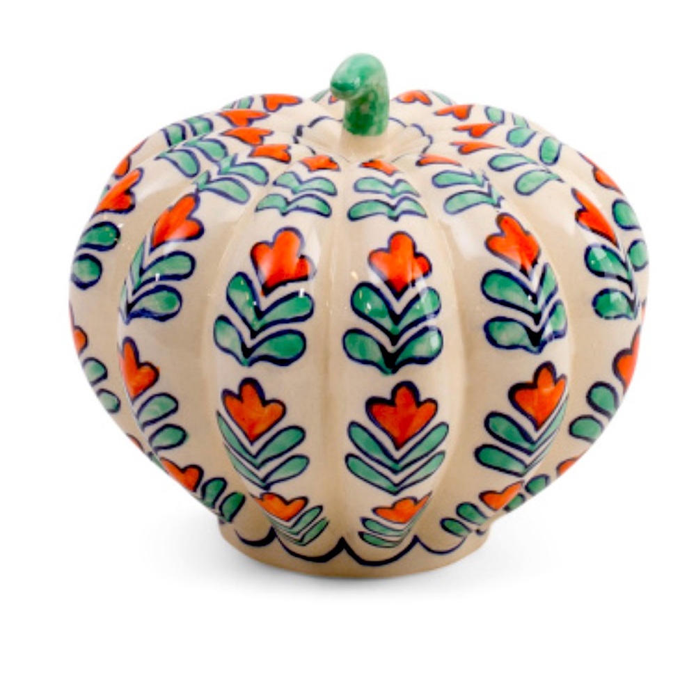 Ceramic Printed Pumpkin